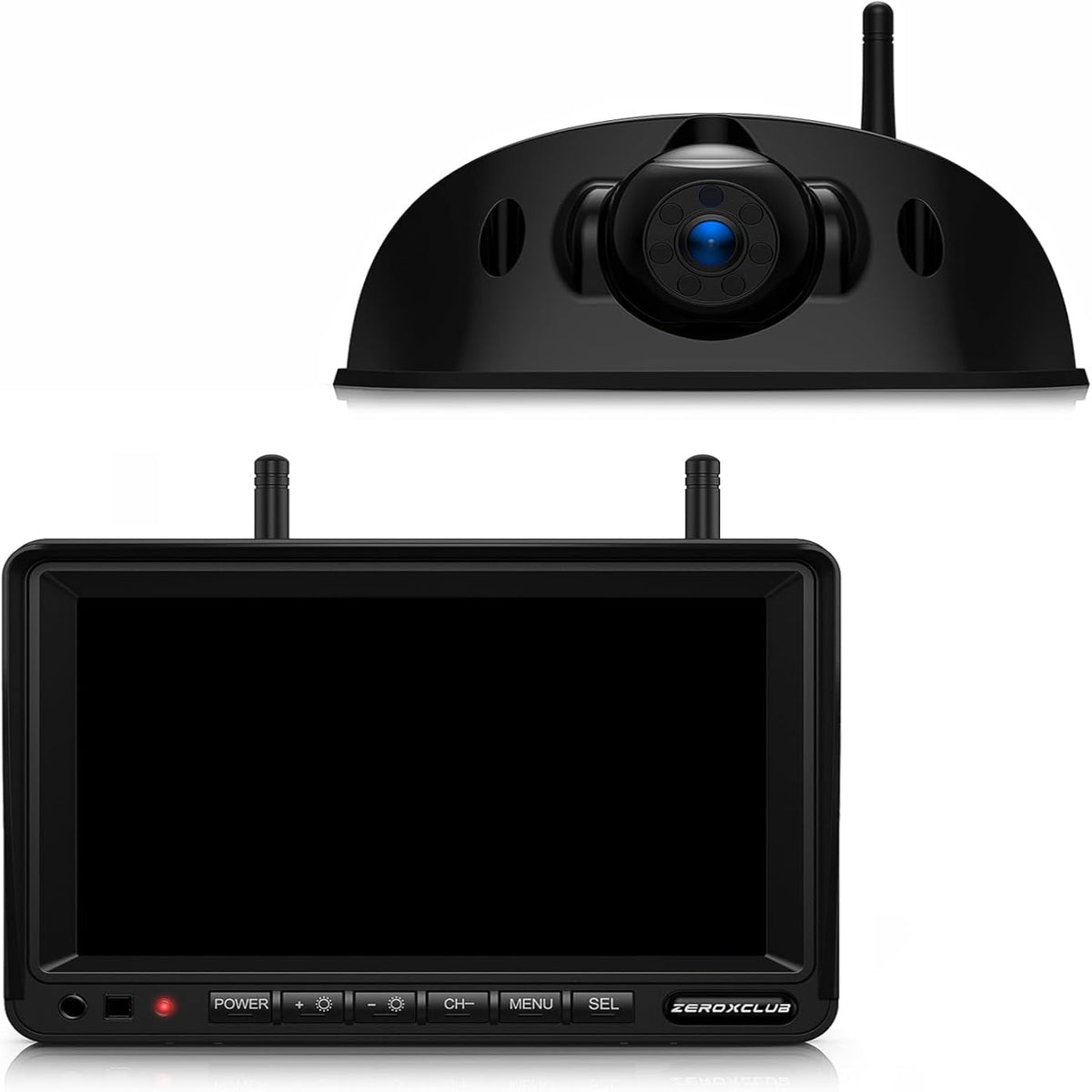 1080P 7" DVR Monitor Wireless RV Backup Camera System