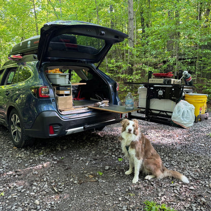2" Hitch Swing-Away Cargo Carrier & Bike Rack | rucRak GUNNY