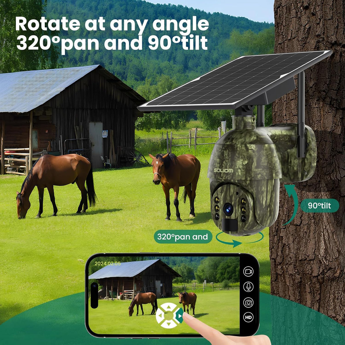 4G LTE Cellular Cameras, Solar Security Cameras Wireless Outdoor
