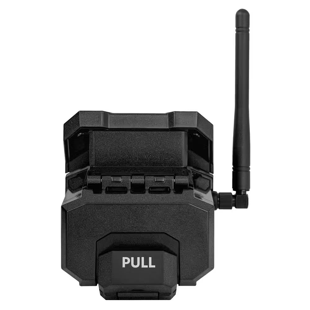 Solar Powered Wireless 4G LTE Cellular Outdoor Bullet Security Camera with Rechargeable Battery