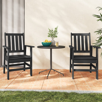 7 Pieces Patio Dining Set Outdoor HDPE Weather Resistant Table and Chairs Set