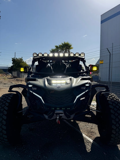 9 Light U-Con Interlocking Off Road LED Pod With Amber or White DRL Running Light