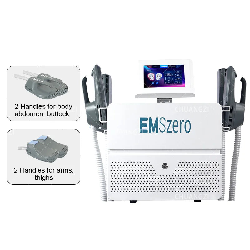 EMSzero RF EMS Sculpt Machine 6500W NEW Sculpting Electromagnetic Slimming Weight Loss Fat Body Removal Muscle Stimulation Salon