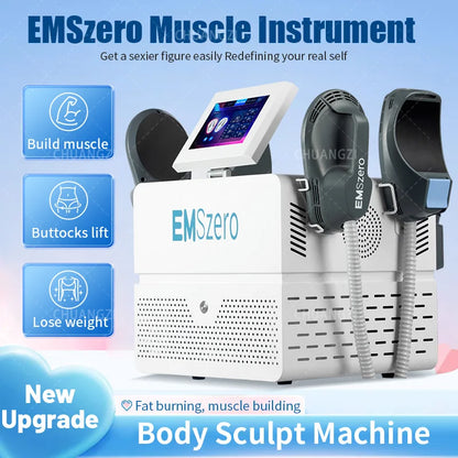 EMSzero RF EMS Sculpt Machine 6500W NEW Sculpting Electromagnetic Slimming Weight Loss Fat Body Removal Muscle Stimulation Salon