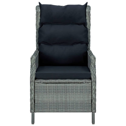 3 Piece Patio Dining Set Light Gray