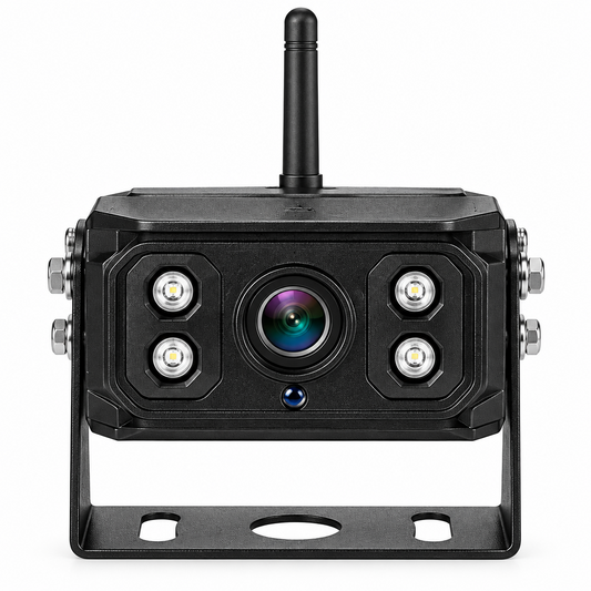 RV Backup Camera Wireless Recording Dual Cameras, 7”1080P HD 4CH Monitor