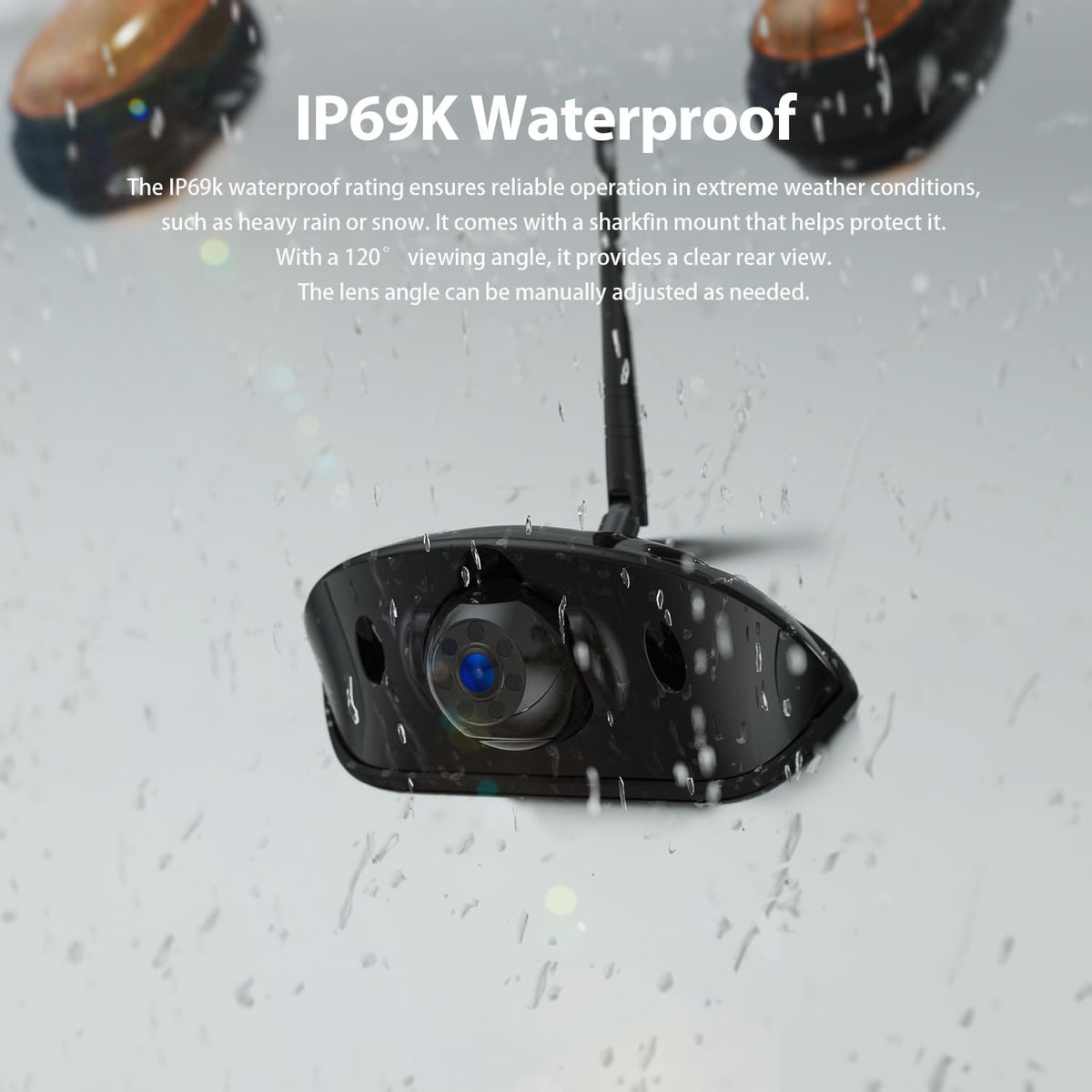 1080P 7" DVR Monitor Wireless RV Backup Camera System