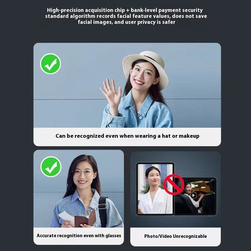 Face Recognition Fingerprint Password Smart Door Lock