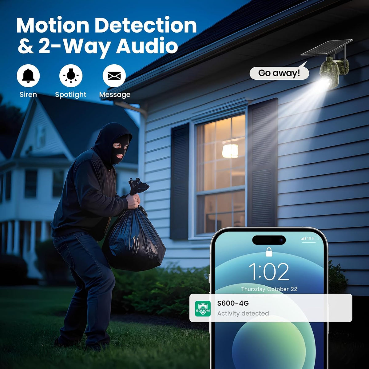4G LTE Cellular Cameras, Solar Security Cameras Wireless Outdoor