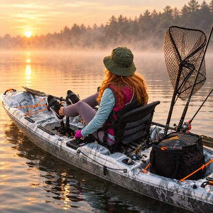 Catch HDII Premium Angler - Sit-On-Top Fishing Kayak - Hydryve Pedal System & Comfortable Ergocast Seat